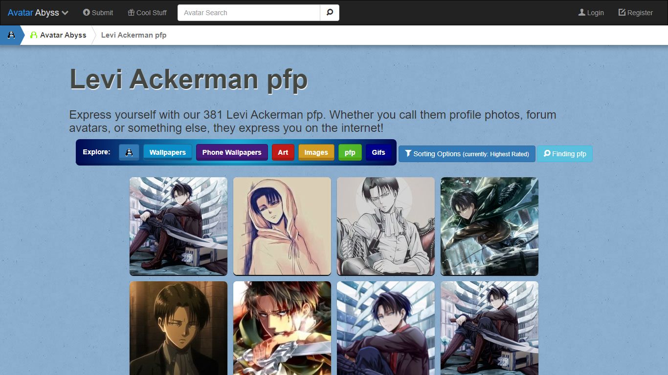 407 Levi Ackerman pfp - Avatar Abyss